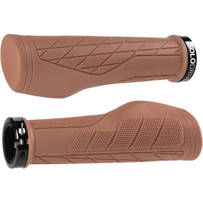 Poignées De Vélo Ergonomiques En Cuir - Confort Pour VTT, Route Et Ville - Sans Marque