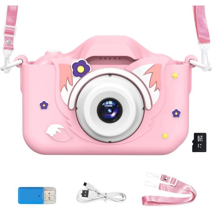 Appareil Photo Enfant Instantané 1200W Double Objectif Mini Imprimante 1200w Double Objectif Jouet Numerique Ideal