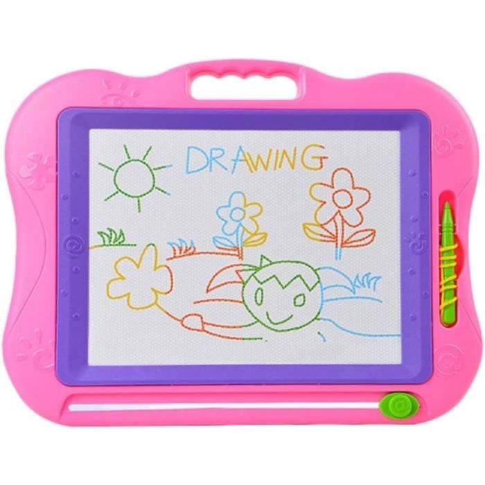Tableau Lumineux LED à Dessin Avec 7 Stylos De Couleurs - écran Effaçable Pour Enfants Et Bureau - 9