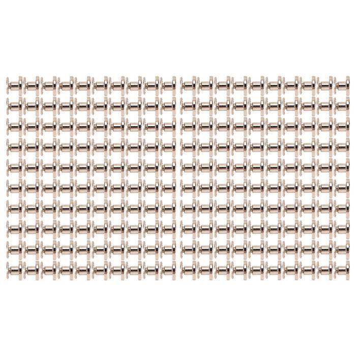 30 Vis Chicago Laiton – Tête Plate 15x8 Mm, Fixation Arri7548