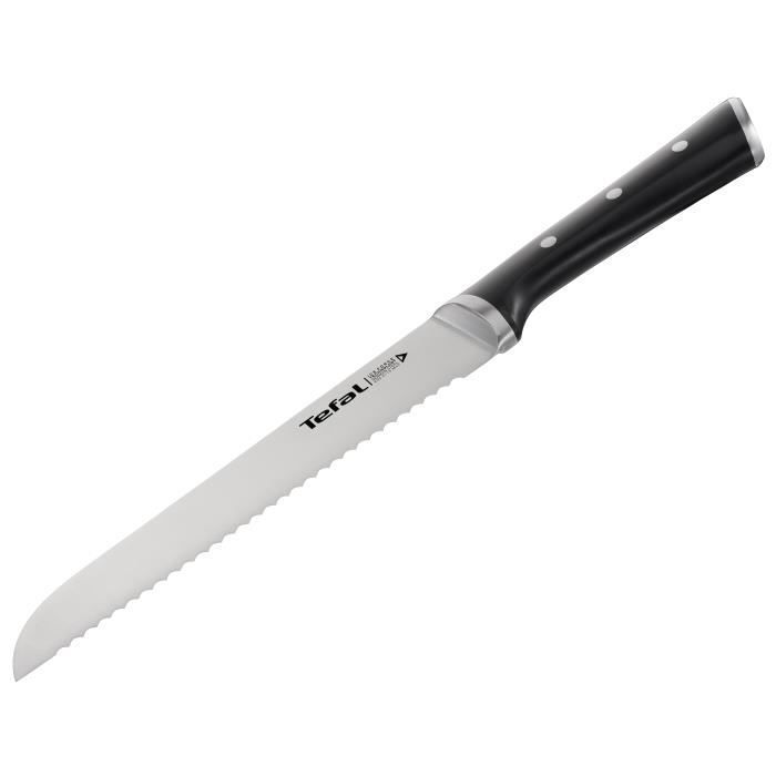Tefal K2320414, Couteau à pain, 19,9 cm, Acier inoxydable, Acier