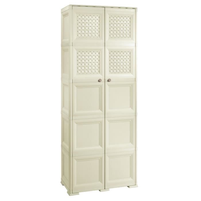 Armoire - TONTARELLI - Omnimodus - 10 compartiments - Plastique - Blanc Armoire - TONTARELLI - Omnimodus - 10 compartiments - Plastique - Blanc