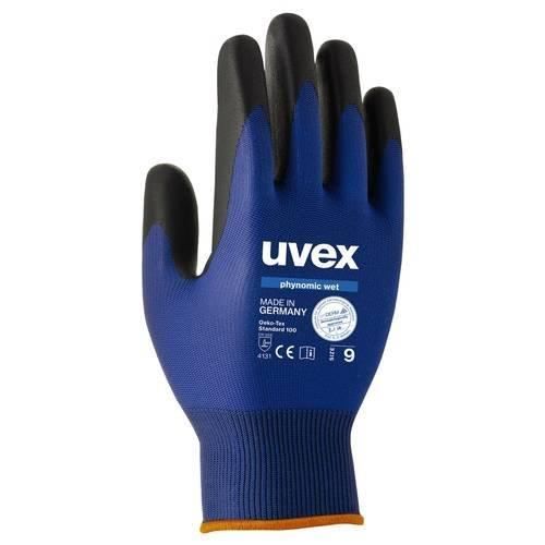 Uvex 60061 10 Phynomic Wet Plus Gant de sécurité, taille?: 10, Bleu, Anthracite - 60061 10