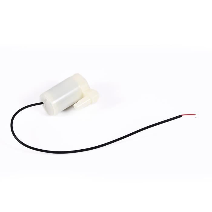 Mini Pompe à Eau Submersible 12V - Faible Bruit - Pour Chauffe-eau Solaire - Débit 1000 L/h - Température -40°C à 100°C