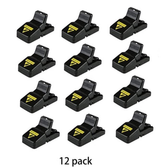 Hinrichs Lot De 10 Pièges à Souris Réutilisables En Bois - Tapettes Hygiéniques Et Efficaces Pour Maison Et Jardin