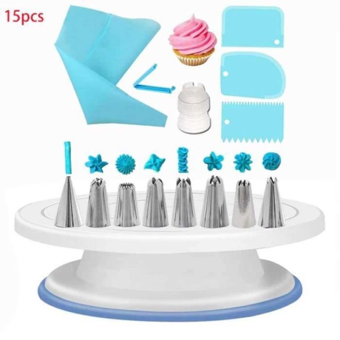 Plateau Tournant De Gâteau Douille Patisserie Kit Professionnel Moule
