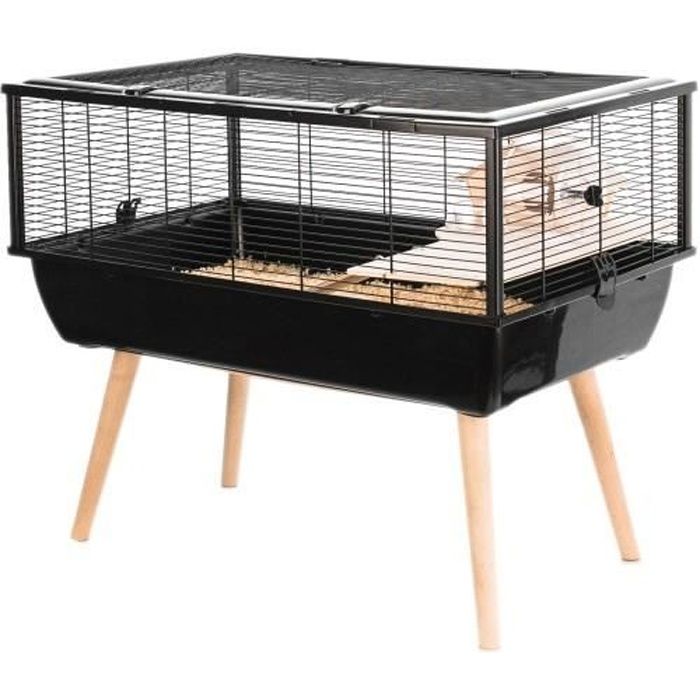 Cage - Zolux - Neo Nigha - Noir - 78x48x36 cm - Pour petits rongeurs