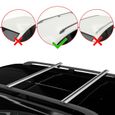 Compatible avec Peugeot 2008 2013-2019 Barres de Toit BASIC Modèle Railing Porte-Bagages de voiture GRIS-1