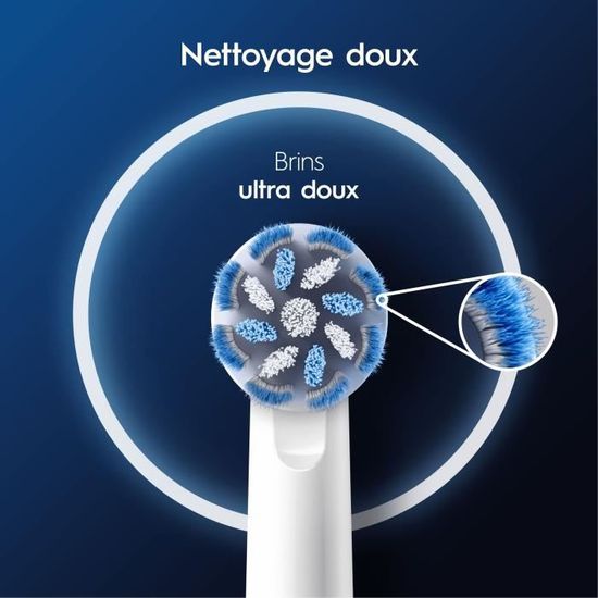 Brossette ORALB Pack de 6 brossettes Sensitive Clean Pour brosse — free download