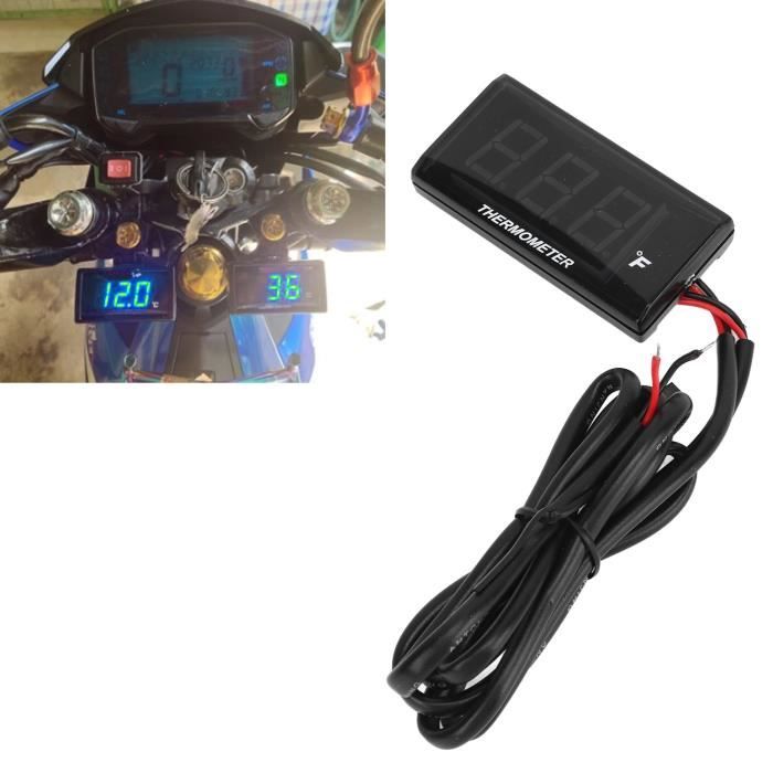 Compteur Température Eau Moteur Voiture 52mm 12V - Jauge Thermomètre Avec Capteur
