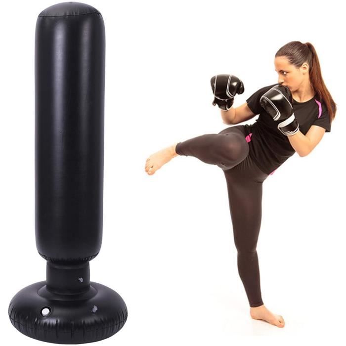 Sac De Frappe Gonflable pour Adultes Enfants Sac De Boxe D int rieur pour Femme avec Support Sac D entra nement De Boxe 523