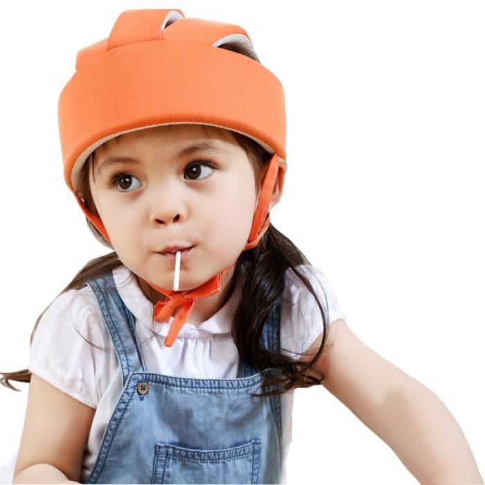 Casque de protection pour bébé Casque de sécurité réglable Casque anti-choc  Baby Chapeau de protection de la tête de bébé pour 3-3