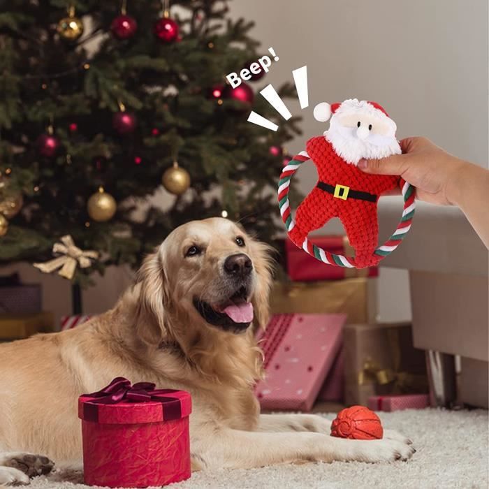 Jouet Interactif Pour Chien De Noël En Forme De Renne Qui