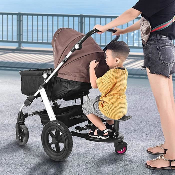 Marche pied avec siège pour poussette outlet