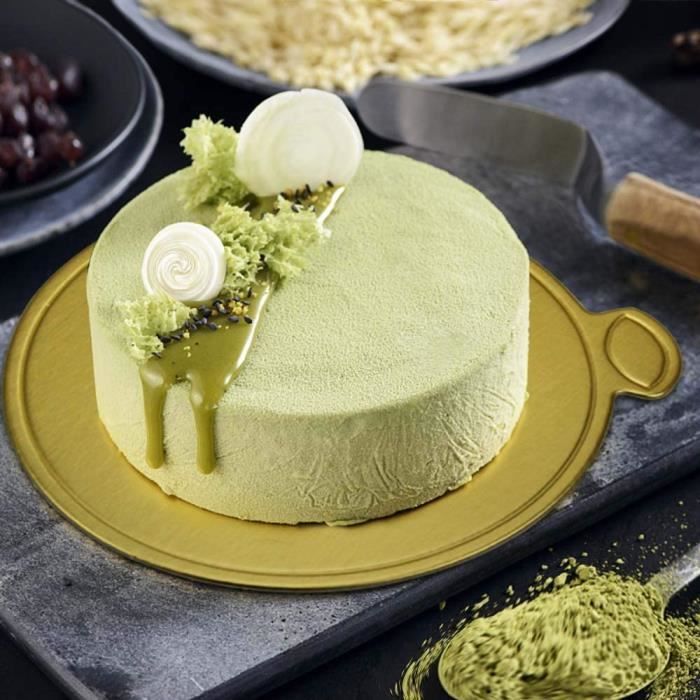 Lot De 50 Supports à Gâteau Ronds 25 Cm - Carton Blanc 3 Mm Anti-graisse - Pour Pâtisserie, Mariage, Fêtes