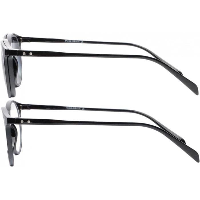 Lunettes Loupe Solaires Clip Magnétique Rouges - Dioptrie 3, Marque New Time