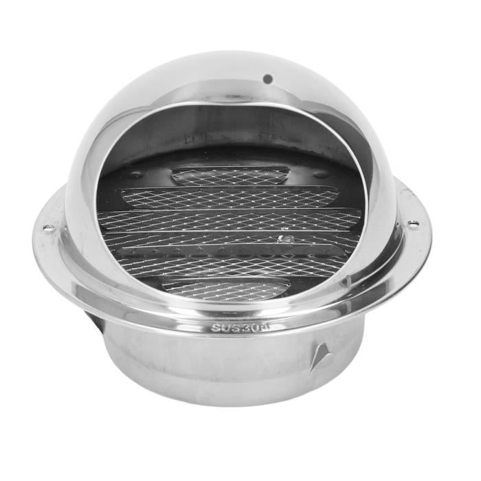Grille ventilation aluminium anti-choc - Ronde - Ø180mm