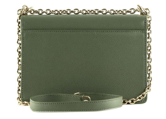 FURLA Sac à épaule bandoulière vert olive en cuir pour femme