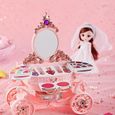 Jouet Jeux de Maquillage pour Filles Cosmétique Princesse Imitation Non irritant avec Poupée Enfant Cadeaux de Noël d'anniversaire-3