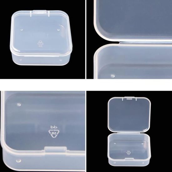 Hocadrv 14 Pièces Petites Boites Plastiques Transparentes