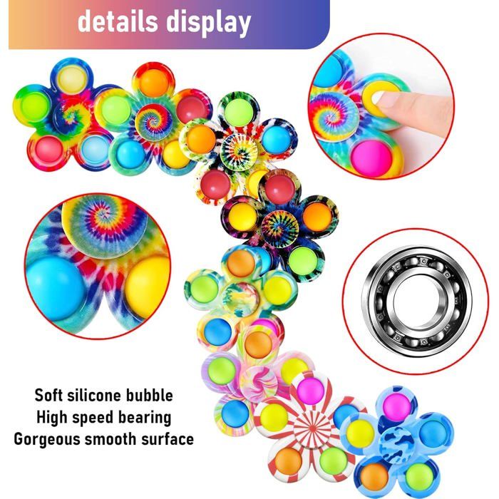 Lot De 2 Jouets Sensoriels 4 En 1 Pour Clavier – Anti-stress, Porte-clés, Mécanique, Clicker, Décompression Adulte !
