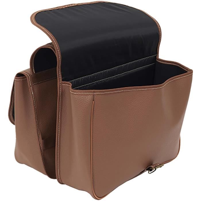 Sacoches Doubles Lanières Marron Solex - (ex: Cafesolex