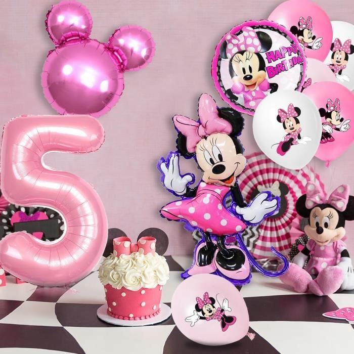 Décoration D'anniversaire Licorne 6 Ans - Fille - Ballon Arc-en-ciel