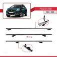 Compatible avec Peugeot 2008 2013-2019 Barres de Toit BASIC Modèle Railing Porte-Bagages de voiture GRIS-4