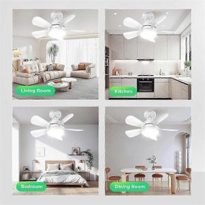 LED Camping Tente Lampe avec Ventilateur de Plafond USB Multifonctions