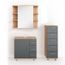 Vicco Ensemble de Meubles de Salle de Bain Ilias, Chêne de