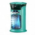 Mini climatiseur port., refroid. évap. USB, 3 vit., sans évac., sil., res. 880ml, vert, maison/bureau/chambre. Meoiruery