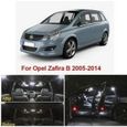 Opel Zafira B Pack LED ampoules eclairage intérieur Blanc 6000K-0