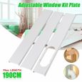 Kit de glissière de fenêtre - AW24520 - 190cm - PVC - Blanc - Mobile Climatiseur
