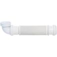 Siphon extra-plat d'évier WIRQUIN - Sans garde d'eau - Plastique - Synthétique - 1"1/2 (40x49) - Blanc-0