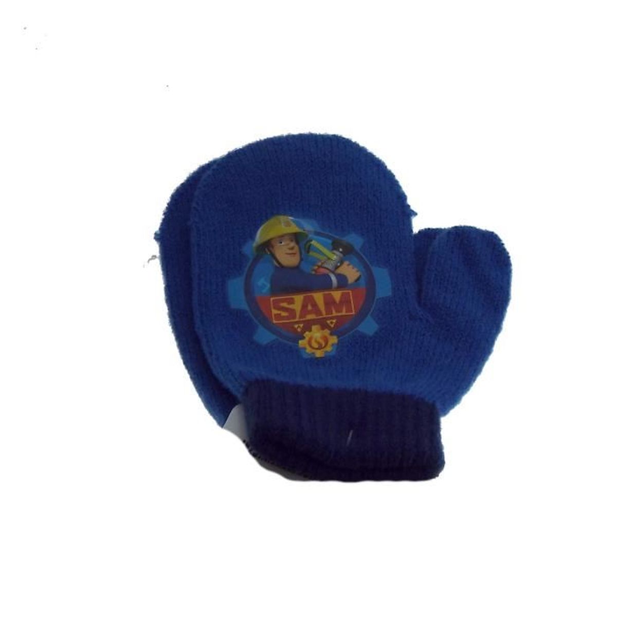 1 Paire De Moufle Enfant Sam Le Pompier Bleu 95 Acrylique 5 Elasthanne Taille Unique Hauteur Totale 12 5 Cm Bleu Cdiscount Pret A Porter