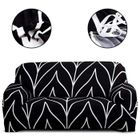 AZ KING Housse Canapé 3 Places,Housse de Canapé élastique à l'aise avec Accoudoirs,Housse Canape Pour Chiens et Chats-Noir