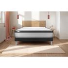 VITALIT Ensemble Matelas Sommier 160x200 cm - Sommier Noir (en kit) - Vital Ergo Noir