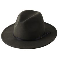Casquette,Chapeau à large bord pour hommes et femmes,nouvelle mode,Panama,Vintage,automne hiver,feutre,chapeau Fedoras - Type 12