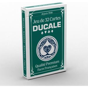 CARTES DE JEU Ducale Origine - Jeu de 32 Cartes - Jeu de Belote.