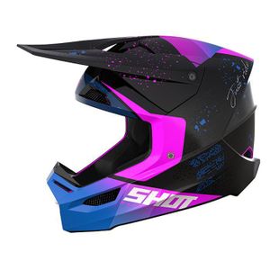 Casque Moto Cross Enfant Intégral - Avec Masque, Lunettes Et Gants, Homologué DOT, Pour VTT Et Motocross