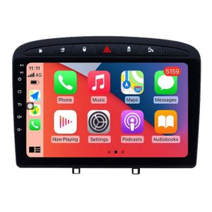 AUTORADIO RoverOne® Autoradio 2 Din GPS Bluetooth pour Peugeot 408 308 2010 - 2016 Android Stéréo Navigation WiFi Écran Tactile
