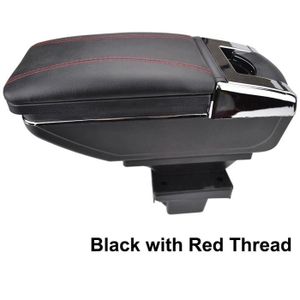 Pour Skoda Octavia II 1z à Partir De 2004-Moyen Accoudoir Accoudoir Pliable Cuir Noir