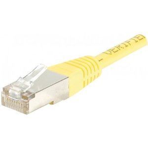 CÂBLE RÉSEAU  Cable rj45 1m ftp cat6 jaune