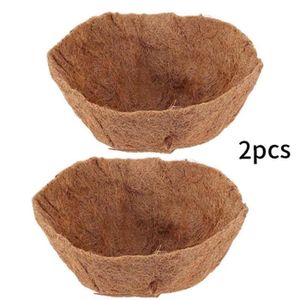 pologyase Pot de Fleur Tapis de Coco Doublure de Panier en Fibre de Coco Doublure Murale pour bac /à Fleurs Doublure de Panier Suspendu pour bacs de Suspension Sturdy Carefully