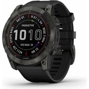 Montre connectée sport Montre Garmin Fēnix® 7X Sapphire Solar - titane ca