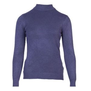 Pull Col Roulé Femme En Cachemire Vison - Doux Et Chaud Pour Automne/Hiver