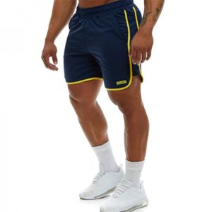 SHORT DE SPORT Short,Short de Fitness en maille respirante à séchage rapide pour homme, vêtement de sport, jogging, pantalon de - navy[B89861]