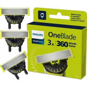 LAME DE RASOIR SEULE Tête de rasoir - PHILIPS One Blade - Pack 3 lames de rechange 360 – QP430/50