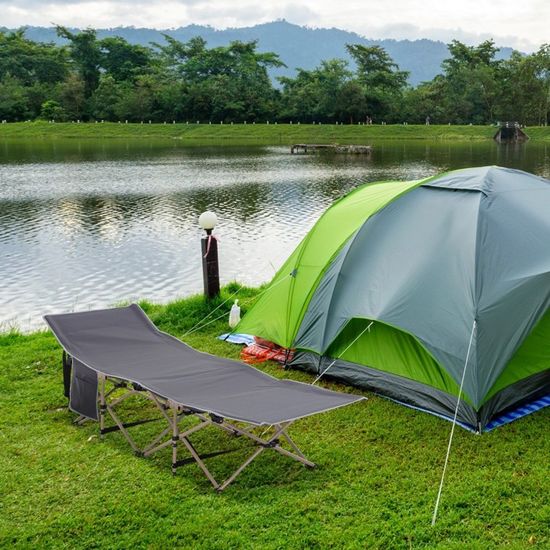 K Karp pêche Camp lit chaise longue Carpfishing Crusader