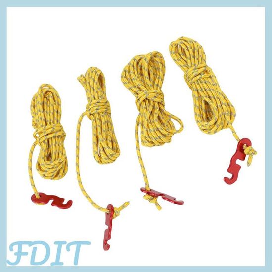 Élastique-cordon,Corde de tente 100M, Standard militaire, 9 brins, paracorde, 4mm, extérieur